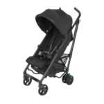 UPPAbaby G-Luxe Umbrella Stroller/Lightweight Design for Easy Travel/One-Step Fold + Recline/XL Basket + Canopy/Cup Holder Included/Jake (Charcoal/Carbon)