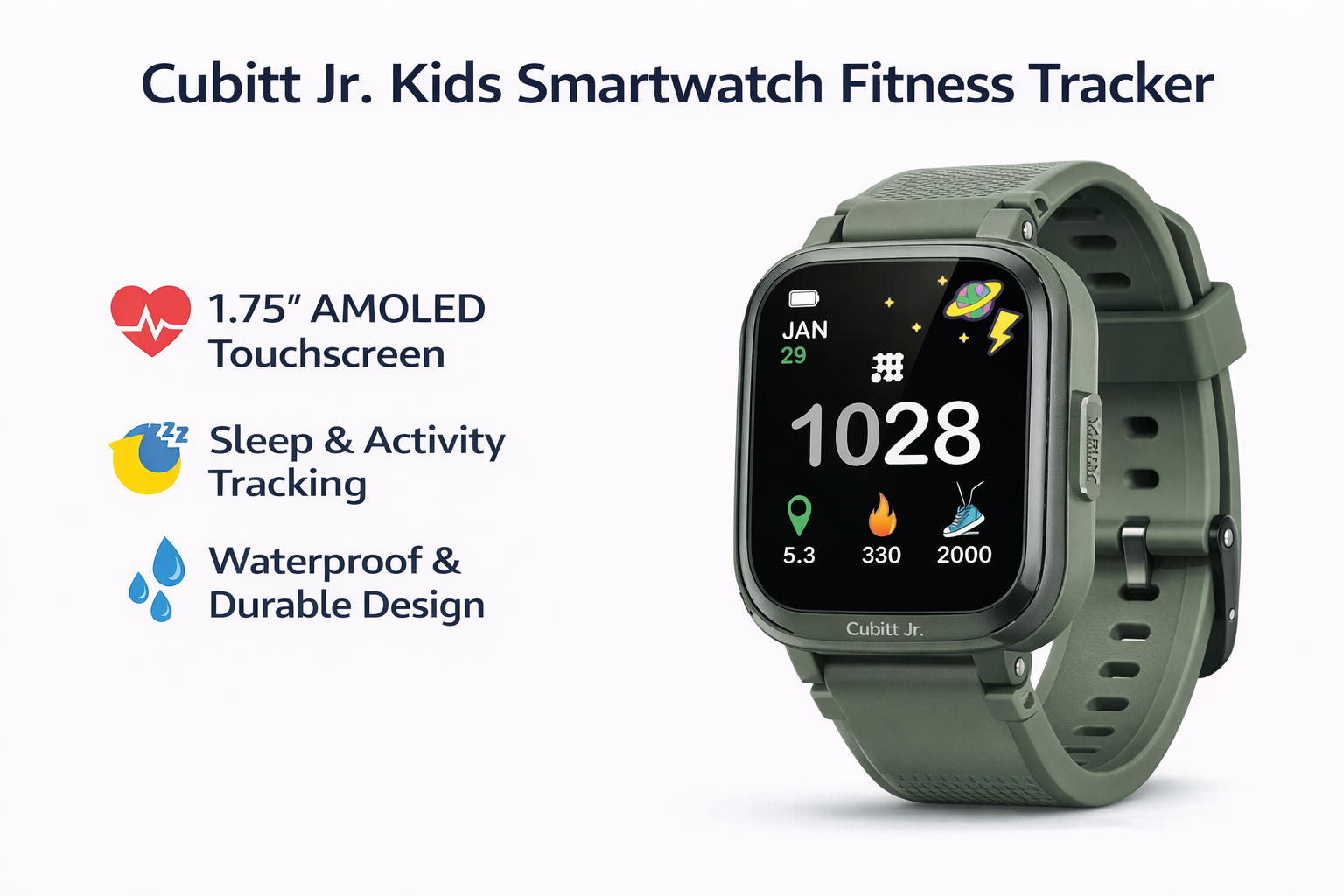 Cubitt Jr. Smartwatch for Kids market4kids.com - Market4kids