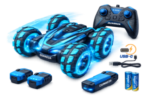 QUNREDA Remote Control RC Stunt Car