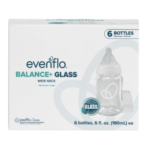 Evenflo Balance+ Glass Wide Neck Baby Bottles market4kids.com