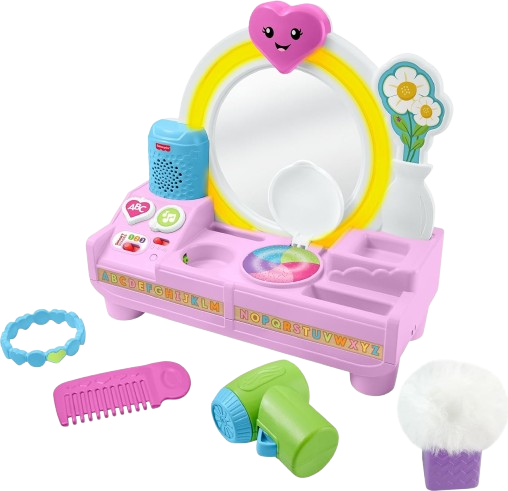Fisher-Price Baby Toy Let’s Get Ready Vanity Laugh & Learn Musical Learning Playset market4kids.com