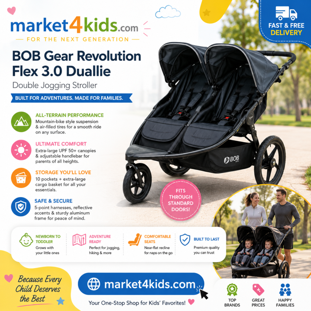 BOB Gear Revolution Flex 3.0 Duallie Jogging Stroller market4kids.com