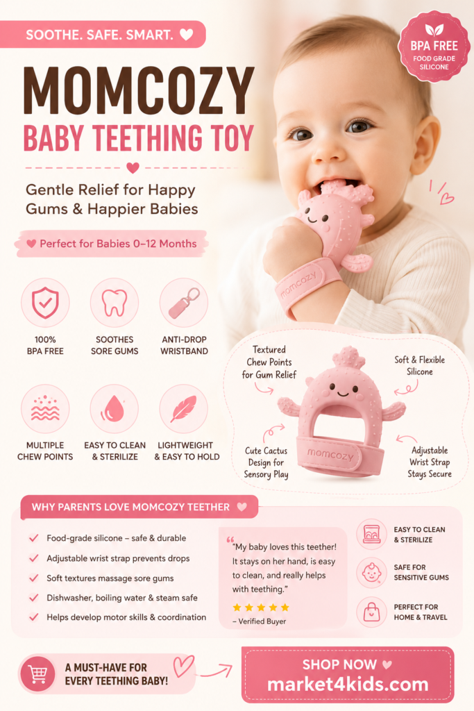 Momcozy Baby Teething Toys market4kids - Market4kids